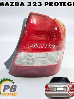 เสื้อไฟท้าย(ด้านขวา) MAZDA 323 PROTEGE ปี 1998-2002 (1ดวง) DEPO / รูปจริง
