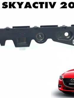 พลาสติกยึดปลายกันชนหลัง RH MAZDA 3 SKYACTIV ปี 2014-2018 (1ชิ้น) แท้ / รูปจริง