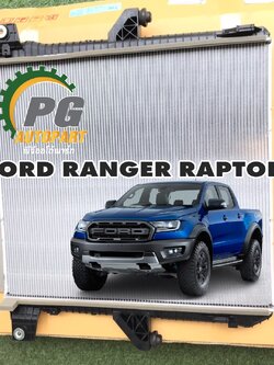 หม้อน้ำ FORD RANGER RAPTOR(AT) 2.0 ลิตร(ดีเซล-4สูบ) ปี 2018-2022 (1ชิ้น) แท้ / รูปจริง