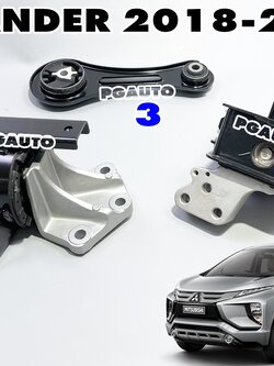 ชุดเปลี่ยนยางแท่นเครื่องและเกียร์ MITSUBISHI X-PANDER(NC1W) ปี 2018-2023 (1ชุด = 3 ชิ้น) แท้ / รูปจริง