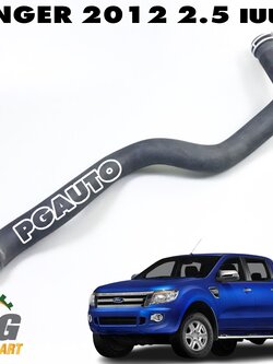 ท่อยางหม้อน้ำล่าง FORD RANGER ปี 2012-2014 2.5 เบนซิน (1 ชิ้น) แท้ / รูปจริง