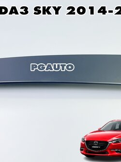 สติ๊กเกอร์เสาเก๋งหน้า LH เส้นตั้ง MAZDA3 SKYACTIV ปี 2014-2018 (1 ชิ้น) แท้/ รูปจริง