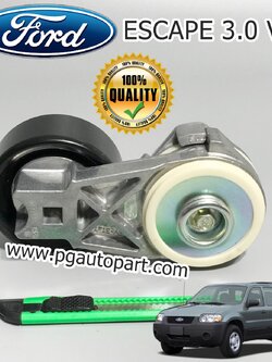 ชุดลูกรอก+สายพานหน้าเครื่อง FORD ESCAPE 3.0 V6 (1 ชุด = 2 ชิ้น) (รูปจริง)