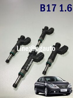 เซตสุดคุ้ม!!! หัวฉีดน้ำมันเชื้อเพลิง นิสสันซิลฟี่ 1.6 L NISSAN SYLPHY ปี 2012-2015 B17 (HR16) OEM แท้ (1 ชุด = 4ตัว)