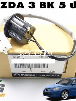 สวิทช์เปิดฝาท้าย(สีดำ) MAZDA 3 BK ปี 2004-2010(5 ประตู) (1ชิ้น) แท้ / รูปจริง