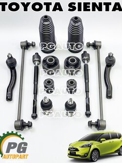 ชุดเปลี่ยนช่วงล่างหน้า TOYOTA SIENTA 1.5 L NSP170 (1ชุด = 14 ชิ้น) เทียบ / รูปจริง