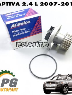 ปั๊มน้ำทั้งลูก CHEVROLET CAPTIVA ปี 2007-2011 2.4 L (1 ชิ้น) ACDELCO / รูปจริง