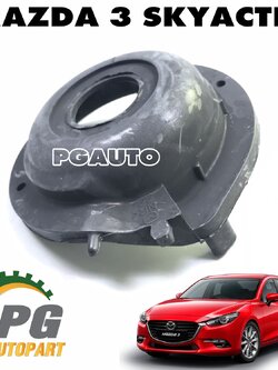 ยางรองสปริงโช๊คหลัง-ตัวล่าง MAZDA 3 SKYACTIV ปี 2014-2018 (1 ชิ้น) แท้ / รูปจริง