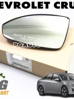 เนื้อกระจกมองข้าง LH CHEVROLET CRUZE ปี 2010-2015 (1 ชิ้น) แท้ / รูปจริง