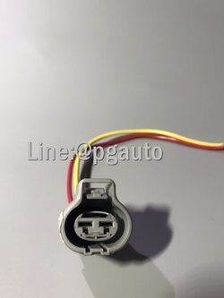 ปลั๊กมอเตอร์พัดลมหม้อน้ำ 2 สาย โตโยต้าวีออส TOYOTA VIOS ปี 2007-2012 NCP91-93 AT (1ตัว) / รูปจริง