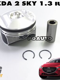 ชุดลูกสูบ MAZDA 2 SKYACTIV ปี 2014-2018 1.3 เบนซิน (1 ชุด) แท้ / รูปจริง