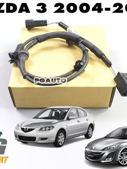 สายเซ็นเซอร์ ABS เบรคหน้า LH/RH MAZDA 3 BK,BL ปี 2004-2013 (1 ชิ้น) แท้ / รูปจริง