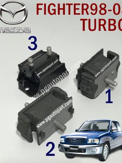 เซตสุดคุ้ม!!! ยางแท่นเครื่อง-แท่นเกียร์ MAZDA FIGHTER ปี 1998-2003 (1ชุด = 3 ตัว) / ENGINE MOUNT