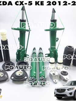 ชุดโช๊คหน้า-หลัง LH-RH(อัพเกรด) MAZDA CX-5 KE ปี 2012-2016 (1 ชุด = 16 ชิ้น) แท้,TEIN / รูปจริง