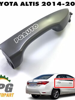 มือเปิดประตูหน้า+หลัง RH TOYOTA ALTIS ปี 2014-2018 (1 ชิ้น) แท้ / รูปจริง