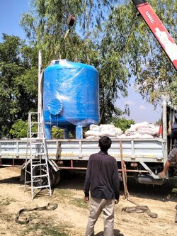 ถังกรองเหล็กขนาด 60 นิ้ว หนา 6 มม.