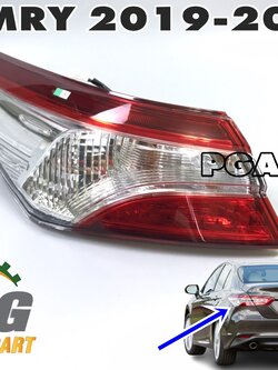 ไฟท้ายทั้งดวง LH TOYOTA CAMRY (ACV70) ปี 2019-2022 (1 ชิ้น) แท้ / รูปจริง