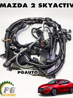 ชุดสายไฟห้องเครื่อง MAZDA 2 SKYACTIV 2014-2018(1ชุด) แท้ / รูปจริง