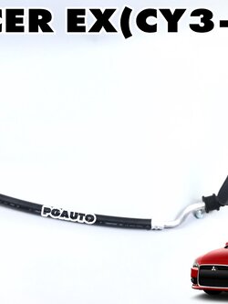 ท่อน้ำยาแอร์(จากตู้แอร์ไปคอมแอร์) LANCER EX(CY3,CY4) ปี 2009-2013 (1ชิ้น) แท้ / รูปจริง