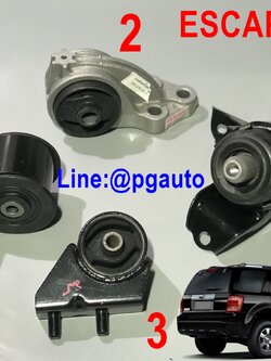 เซตประหยัด!!! ยางแท่นเครื่อง-แท่นเกียร์ ฟอร์ด เอสเคป FORD ESCAPE ปี 2004 ขึ้นไป เครื่อง 2.3 L AT (1ชุด=4ตัว) / ENGINE MOUNT
