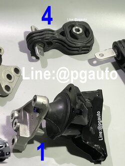 เซตสุดคุ้ม!!! ยางแท่นเครื่อง-แท่นเกียร์ ฮอนด้าซีวิคเอฟดี โฉมนางฟ้า HONDA CIVIC FD แท้ศูนย์ ปี 2006-2010 เครื่อง 1.8 L เกียร์ออโต้ AT (1ชุด = 4 ตัว) / ENGINE MOUNT