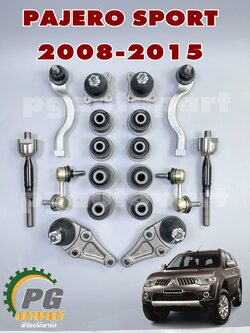 เซตสุดคุ้ม!!! ช่วงล่างหน้า มิตซูบิชิปาเจโร่ สปอร์ต / PAJERO SPORT 2008-2015 KG4 / (1 ชุด = 18 ชิ้น) สำเนา