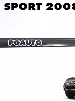 คิ้วกันกระแทกประตูหน้า LH (สีดำ) (รุ่น 4 ประตู ) MITSUBISHI PAJERO SPORT ปี 2008-2014 (1ชิ้น) แท้ / รูปจริง