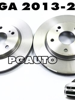 จานดิสเบรคหน้า SUZUKI ERTIGA ปี 2013-2017 (1 คู่) RUNSTOP / รูปจริง