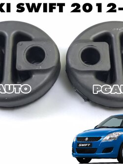 ยางหิ้วท่อไอเสีย SUZUKI SWIFT 1.2 L ปี 2012-2017 (1 คู่) แท้ / รูปจริง