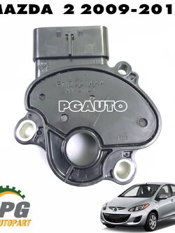 สวิทควบคุมเกียร์ออโต้(AT) MAZDA2 DE ปี 2009-2013 (1ชิ้น) แท้ / รูปจริง