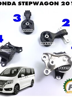 เซตสุดคุ้ม!!! ยางแท่นเครื่อง เกียร์ HONDA STEPWAGON SPADA ปี 2012-2015 RK5 (1ชุด = 4 ชิ้น) แท้ / รูปจริง