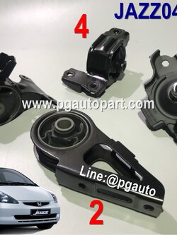 เซตประหยัด!!! ยางแท่นเครื่อง-แท่นเกียร์ ฮอนด้าแจ๊ส HONDA JAZZ GD ปี 2004-2007 เกียร์ธรรมดา(MT) (1ชุด = 4 ตัว) / ENGINE MOUNT