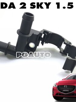 แป๊ปรางน้ำหน้าเครื่อง MAZDA 2 SKYACTIV ปี 2014-2018 1.5 L(ดีเซล) (1 ชิ้น) แท้ / รูปจริง