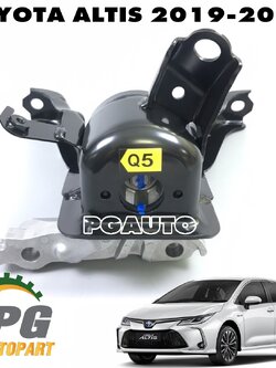 ยางแท่นเครื่องหน้า RH TOYOTA ALTIS เกียร์ออโต้ ปี 2019-2023 (1 ชิ้น) แท้ / รูปจริง