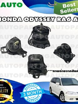 เซตประหยัด!!! ยางแท่นเครื่อง-แท่นเกียร์ HONDA ODYSSEY RA6 เครื่อง 2.3 AT (1ชุด = 4 ตัว) / ENGINE MOUNT