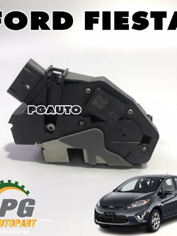 กลอนประตูหน้าขวา RH FORD FIESTA ปี 2010-2012 (ไม่มีสัญญาณกันขโมย) (1ชิ้น) แท้ / รูปจริง