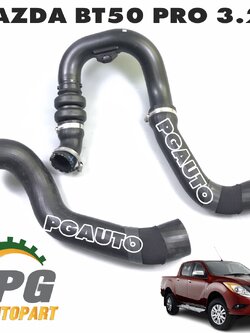 ชุดเปลี่ยนท่ออินเตอร์คูลเลอร์ LH RH MAZDA BT50 PRO ปี 2011-2015 เครื่อง 3.2 L (1 ชุด = 2 ชิ้น) แท้ / รูปจริง