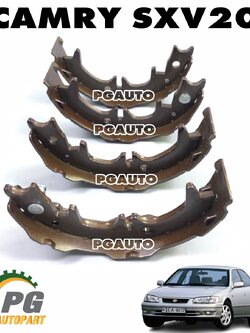 ก้ามเบรคมือหลัง TOYOTA CAMRY SXV20 ปี 1998-2002 ( 1 ชุด = 4 ชิ้น) / รูปจริง