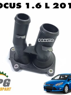 เสื้อวาวล์น้ำ+โอริง FORD FOCUS 1.6 L ปี 2012-2017 (1 ชิ้น) แท้ / รูปจริง