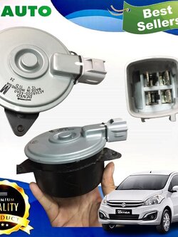 มอเตอร์พัดลมหม้อน้ำ SUZUKI ERTIGA 1.4 ปี 2012-2017 ขึ้นไป (1ชิ้น) แท้ / รูปจริง