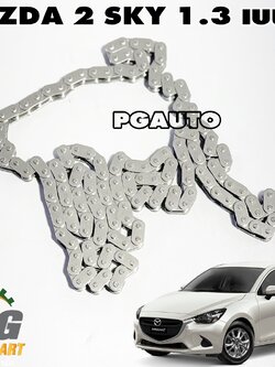 โซ่ราวลิ้น MAZDA 2 SKYACTIV 1.3 เบนซิน ปี 2014-2018 (1ชิ้น) แท้ศูนย์ / รูปจริง