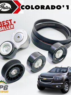 เซตประหยัดชุดลูกลอกสายพานหน้าเครื่อง เชฟโลเลตโคโลลาโด้ CHEVROLET COLORADO ปี 2012 2.5-2.8 (1ชุด=5 ชิ้น) / PULLEYS&BELT