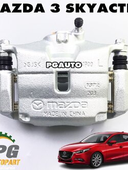 เสื้อดีสเบรค(คาลิปเปอร์เบรค)หน้า LH / RH MAZDA 3 SKYACTIV ปี 2014-2018 (1 ชิ้น) แท้ / รูปจริง