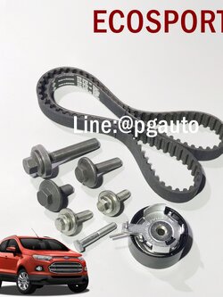 เซตสุดคุ้ม!!! ชุดลูกรอกสายพานไทมิ่ง(ราวลิ้น) + ลอกราวลิ้น ฟอร์ด อีโค่สปอร์ต FORD ECOSPORT (1ชุด = 8 ชิ้น) ยี่ห้อ INA (OEM แท้)