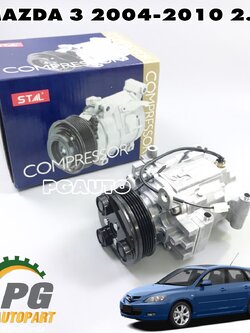 คอมแอร์+มูเล่ย์ MAZDA 3 BK ปี 2004-2010 (1 ชิ้น) เทียบ / รูปจริง