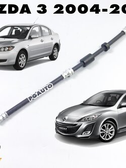 สายอ่อนเบรคหน้า LH/RH MAZDA3 BK,BL ปี 2004-2013(1ชิ้น) แท้ / รูปจริง