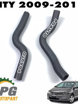 ชุดท่อยางหม้อน้ำบน-ล่าง HONDA CITY ปี 2009-2013 (1 ชุด) แท้ / รูปจริง
