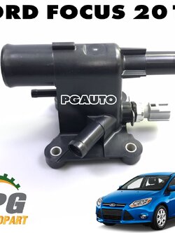 ข้อต่อเสื้อวาวล์น้ำ FORD FOCUS 2.0 L ปี 2012 ขึ้นไป เบนซิน (รูปจริง) (1ชิ้น) / แท้ศูนย์