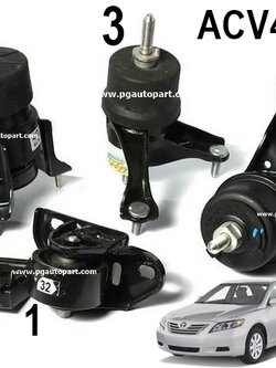 เซตสุดคุ้ม!!! ยางแท่นเครื่อง-แท่นเกียร์ โตโยต้าคัมรี่ TOYOTA CAMRY ACV41 ปี 2006-2012 เครื่อง 2.0 L แท้ศูนย์ (1ชุด = 4 ตัว) อะไหล่คัมรี่ราคาถูก,อะไหล่CAMRY / ENGINE MOUNT