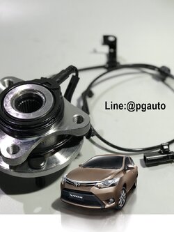 ดุมล้อหน้า-ด้านขวา (ลูกปืนล้อหน้า RH) โตโยต้าวีออส TOYOTA VIOS ปี 2013-ขึ้นไป มี ABS, NCP150 (1ชิ้น) ยี่ห้อ GSP (รับประกัน 1ปี)